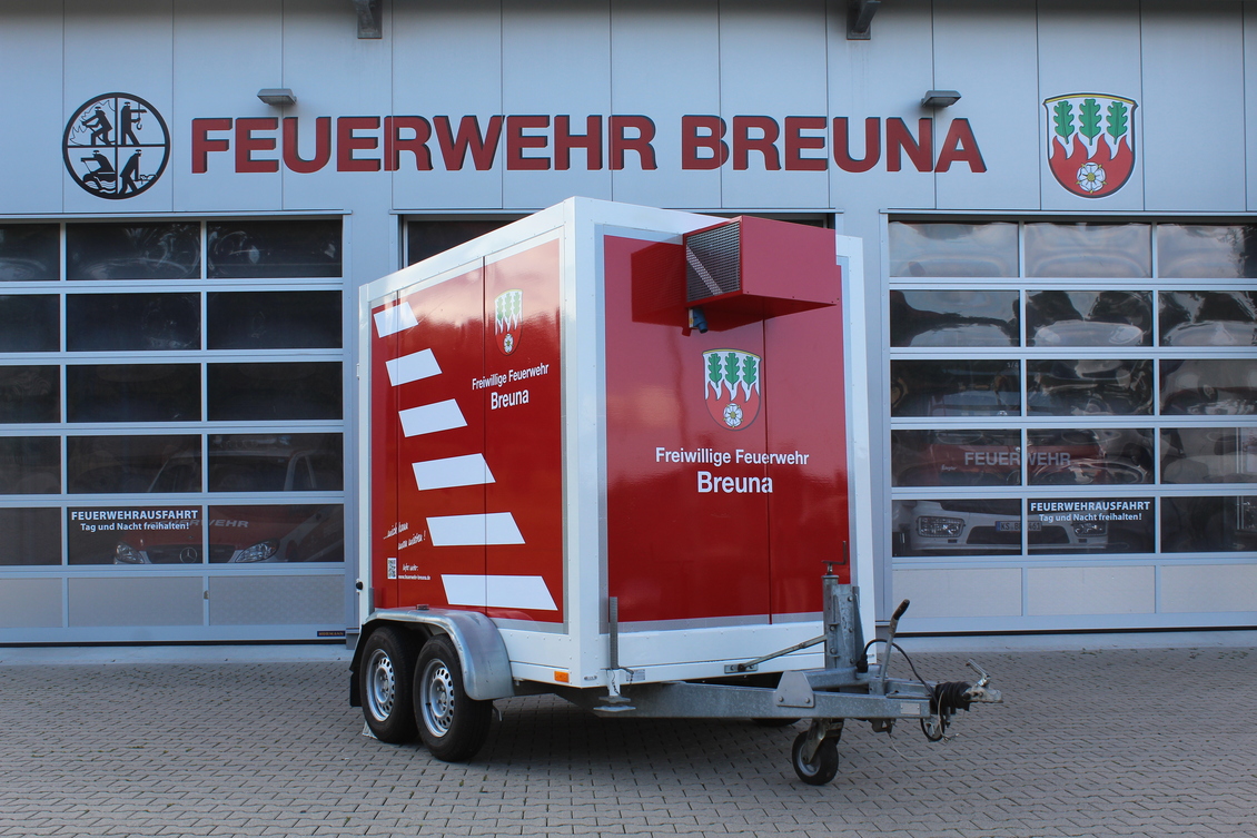 Kühlanhänger der Feuerwehr Breuna