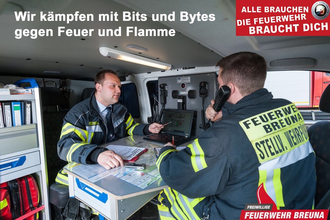 Wir kämpfen mit Bits und Bytes gegen Feuer und Flamme